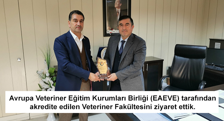 Avrupa Veteriner Eğitim Kurumları Birliği (EAEVE) tarafından akredite edilen Veteriner Fakültesini ziyaret ettik.